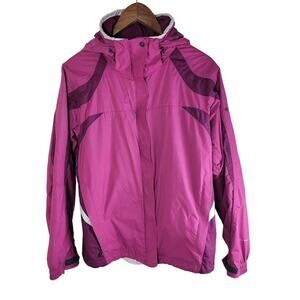 Vintage Columbia Womens Omni Heat Performance Windbreaker Jacket size M Pink